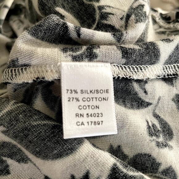 Vintage Y2K Banana Republic Silk Blend Midi Dress Small - Picture 6 of 6